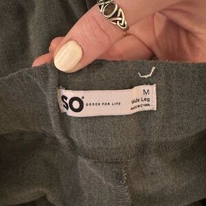 SO Gray Wide Leg Pants